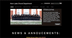 Desktop Screenshot of hornlakechoirs.org